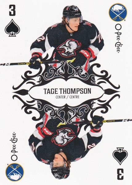 insert karta TAGE THOMPSON 23-24 OPC Playing Cards